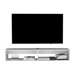 TuHome - Warrior 59" Floating Tv Stand MDF - White