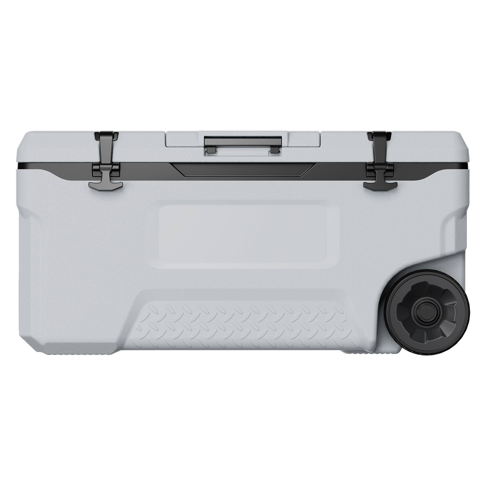Alt View 5. VEVOR - Portable Cooler, 74 QT Wheeled Cooler with Ice Retention, Heavy-Duty Handles and Cup Holder - White.
