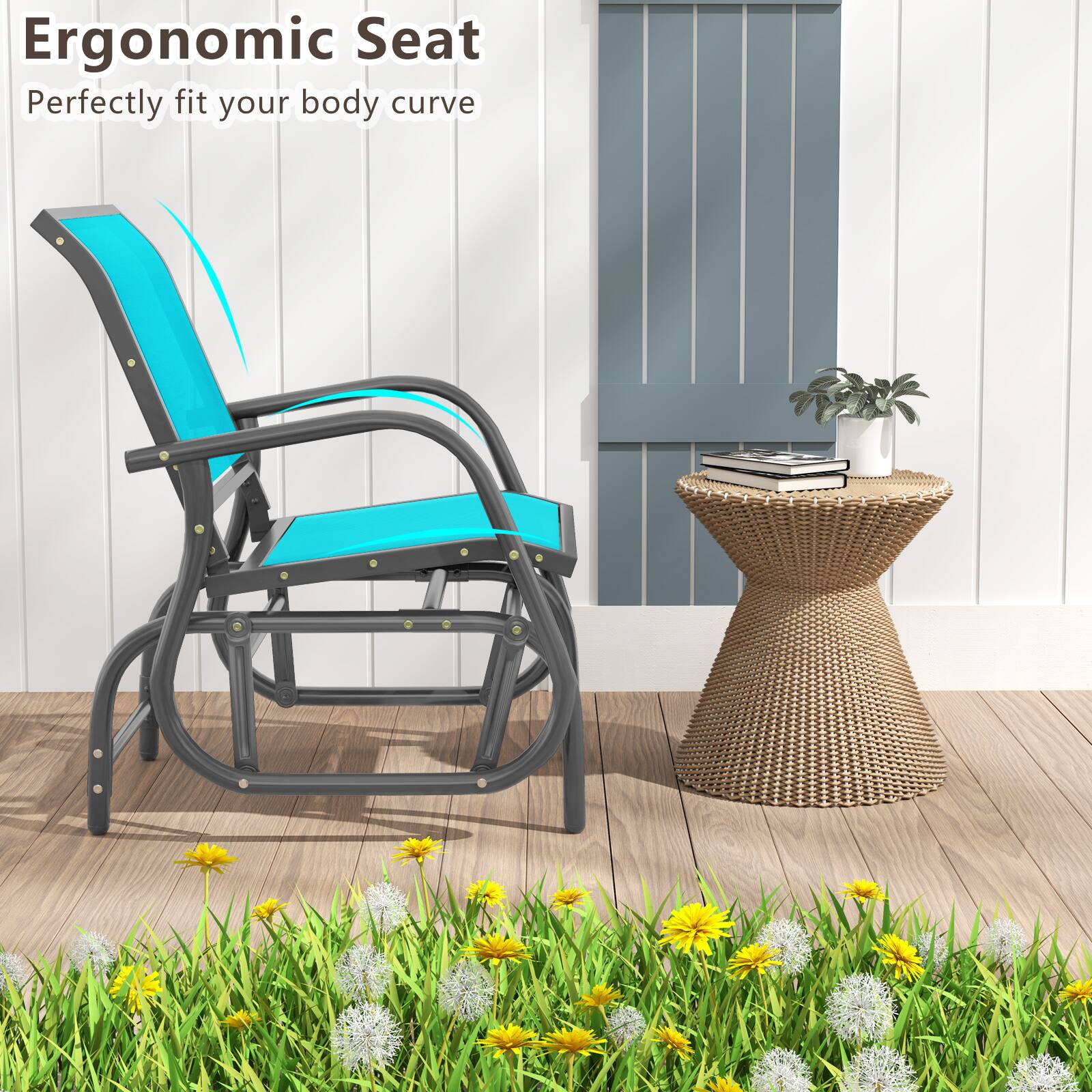 Ergonomic Seat  
Perfectly fit your body curve