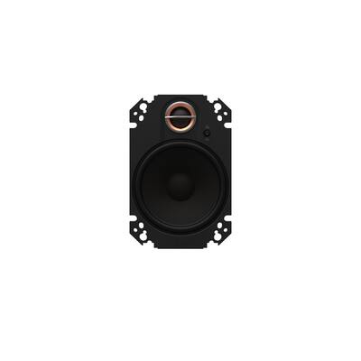 Infinity KAPPA 463XF 4” x 6” two-way car audio plate multi-element speaker No Grill Black