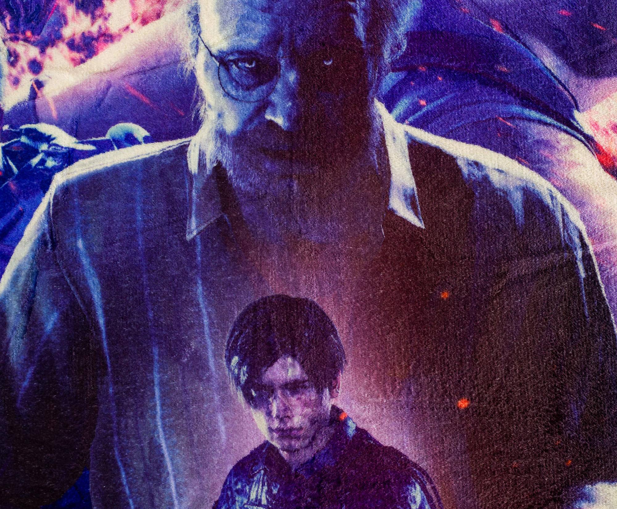 Alt View 1. Just Funky - Resident Evil Re:Verse Characters Fleece Throw Blanket | 45 x 60 Inches - Purple.