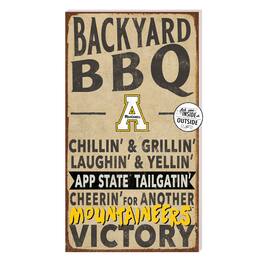 Jardine - Appalachian State Mountaineers 11'' x 20'' Indoor/Outdoor BBQ Sign - Brown