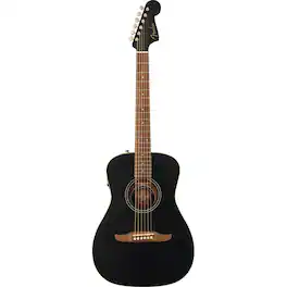 Fender - Joe Strummer Campfire Electric Guitar, Walnut Fingerboard, Matte Black