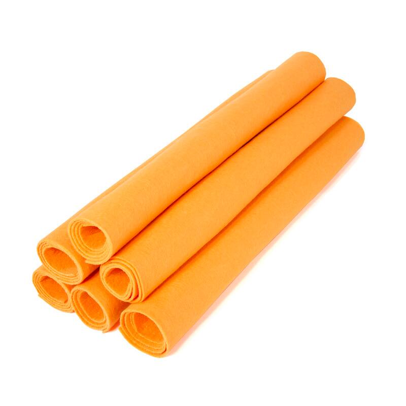 Alt View 2. Kitchen + Home - Shammy Cloths - Super Absorbent Cleaning Towels - 6 Pack - orange.