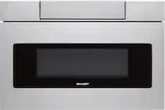 Front. Sharp - 1.2 Cu. Ft. Built-in Microwave Drawer with Sensor Cooking - Stainless Steel.