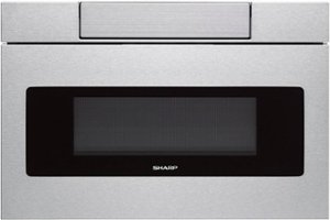 Sharp - 24" 1.2 Cu. Ft. Built-in Microwave Drawer - Stainless Steel