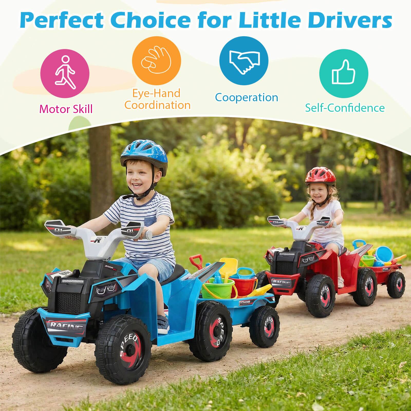Perfect Choice for Little Drivers

- Motor Skill
- Eye-Hand Coordination
- Cooperation
- Self-Confidence