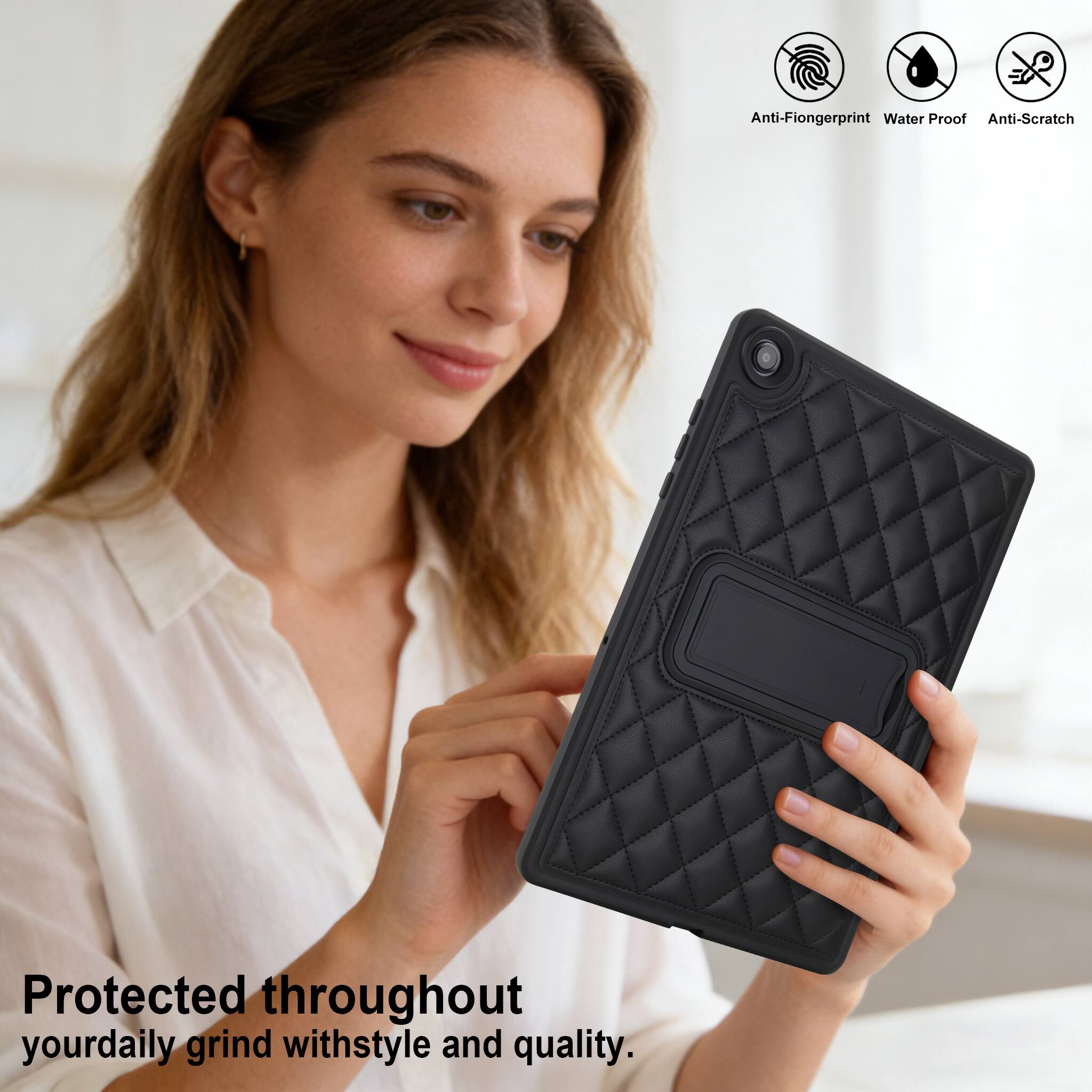 Anti-Fingerprint Water Proof Anti-Scratch Protected throughout your daily grind with style and quality.