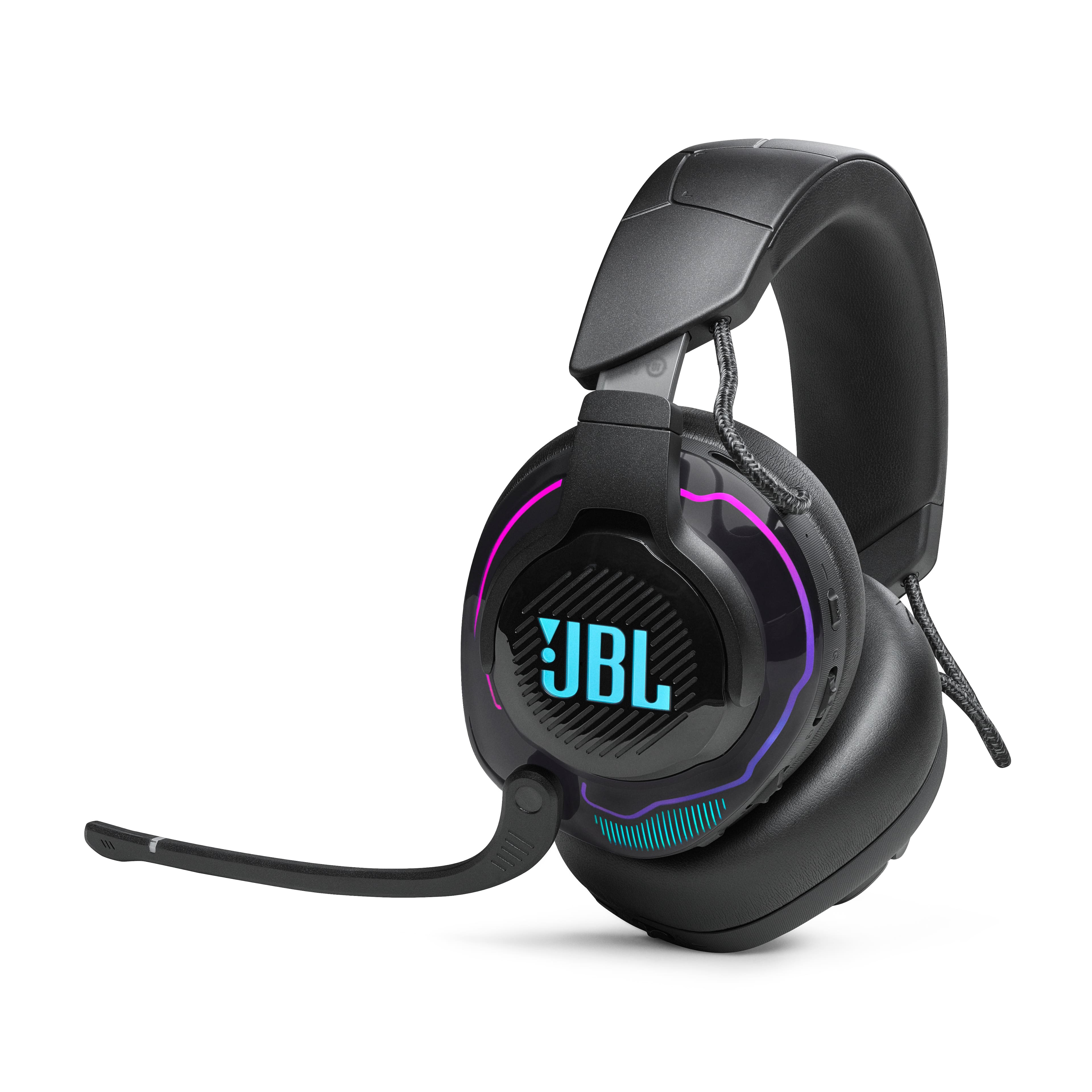 JBL - Quantum 910X Wireless over-ear gaming headset with detachable boom mic - Black