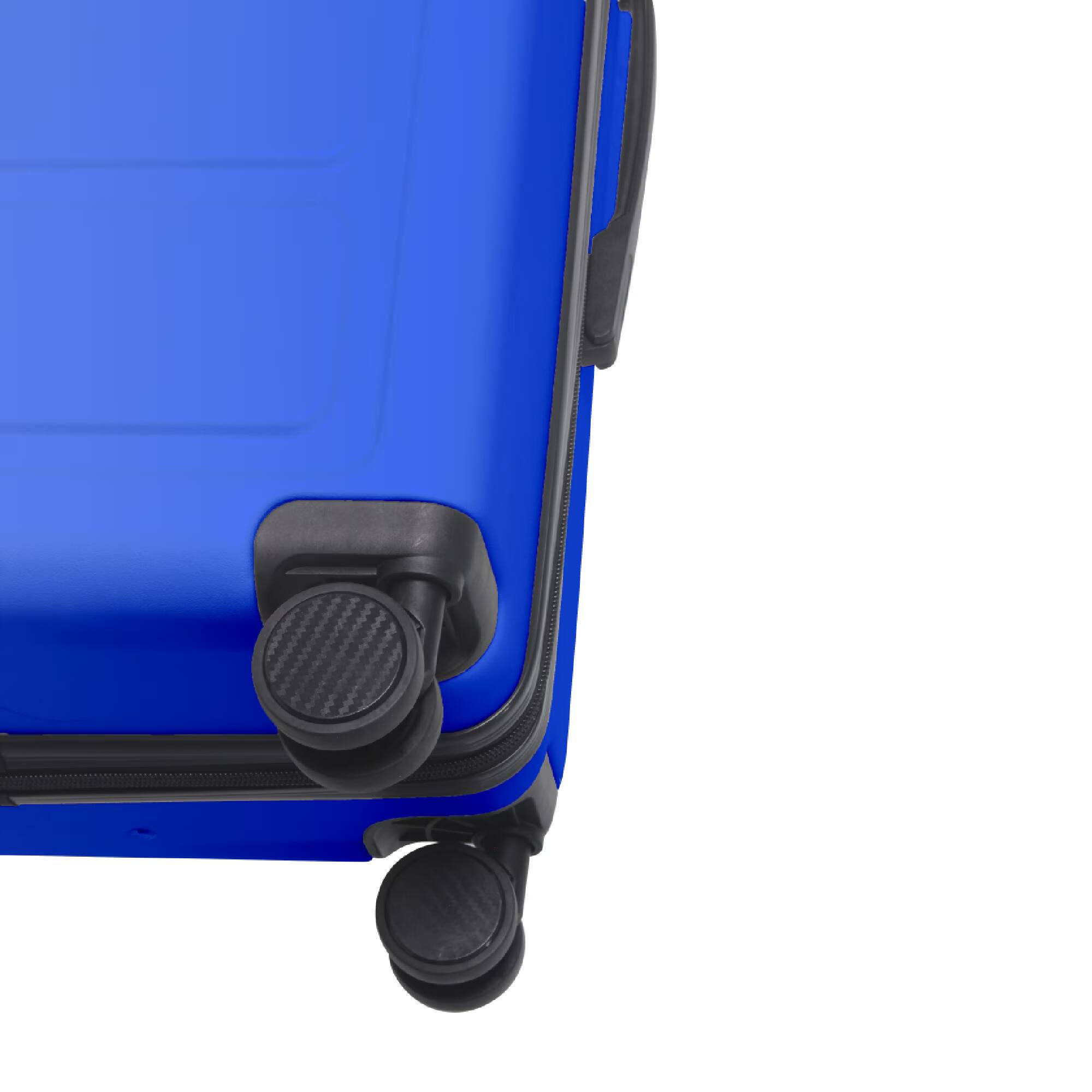 Alt View 8. Bestier - 3-Piece ABS Hardshell Luggage Set (20”/24”/28”) with Spinner Wheels, Lightweight Durable Suitcases - Royal Blue.