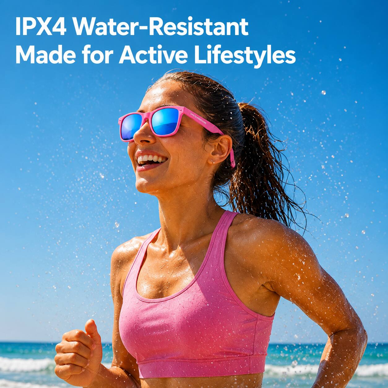 IPX4 Water-Resistant Made for Active Lifestyles