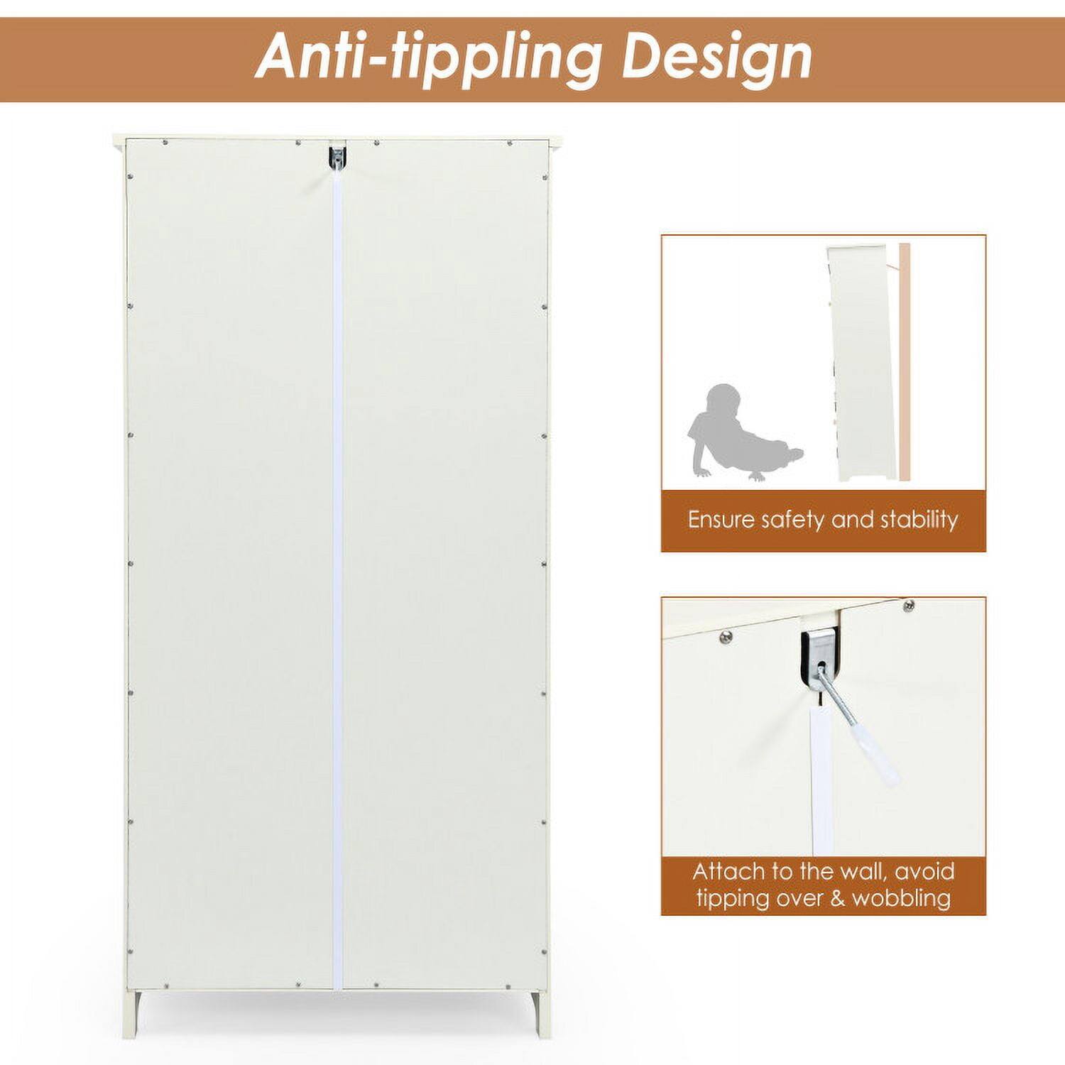 Anti-tipping Design

Ensure safety and stability

Attach to the wall, avoid tipping over & wobbling