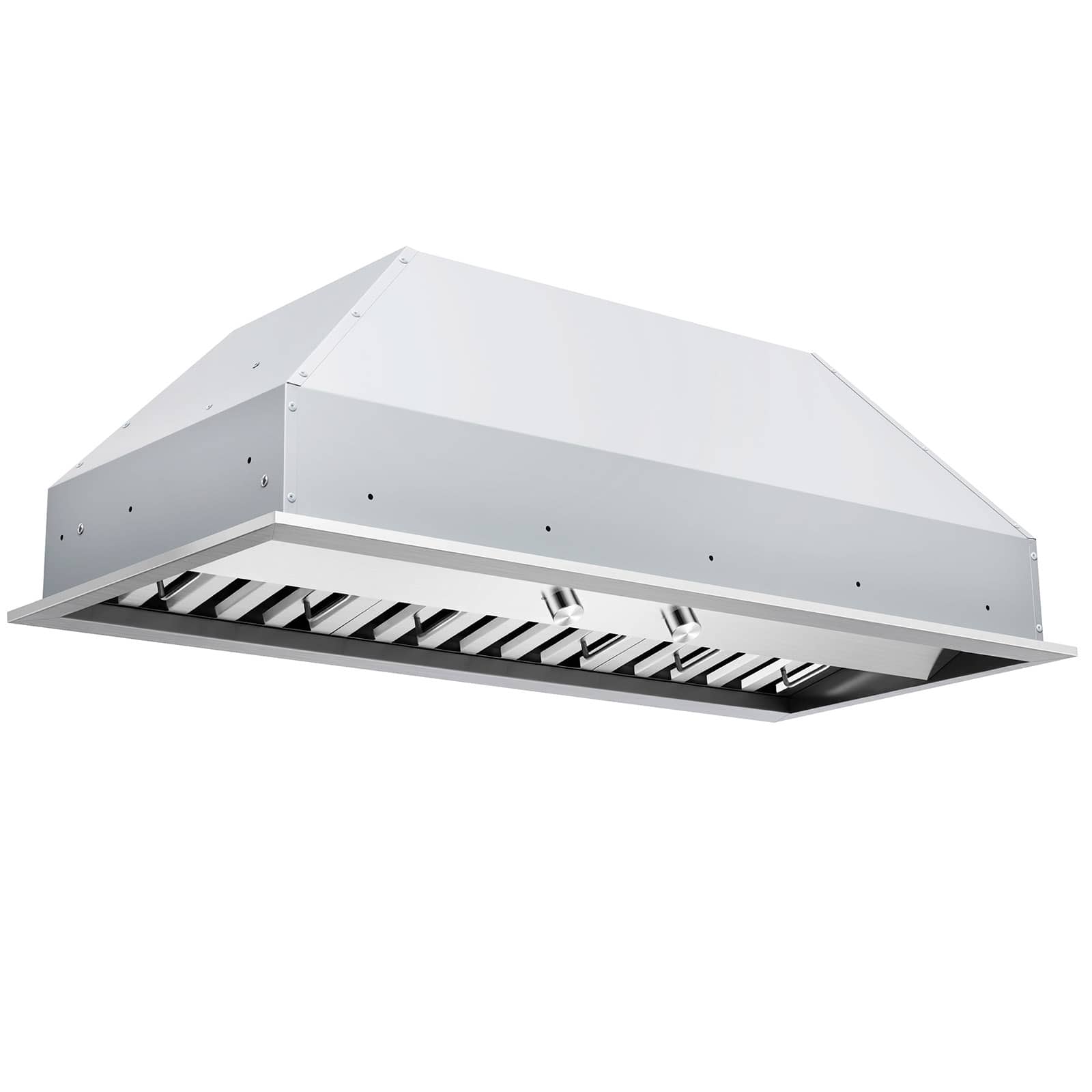 Hauslane - 42 inches - Convertible - Range Hood Insert - Silver