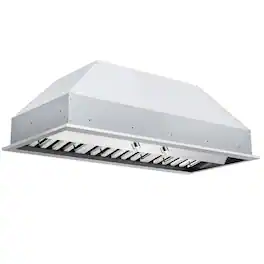 Hauslane - 42 inches - Convertible - Range Hood Insert - Silver
