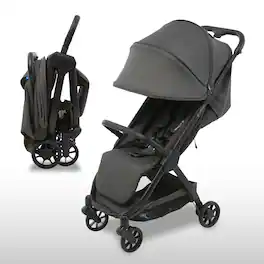 Unilove - Pika Travel Stroller, Onyx Black - Onxy Black