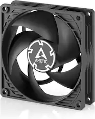 Front. Arctic - Arctic P9 Silent 92 mm Particularly Quiet case Fan, Fluid Dynamic Bearing ,Quasi Silent Fan Motor,1900 RPM - Black - Black.