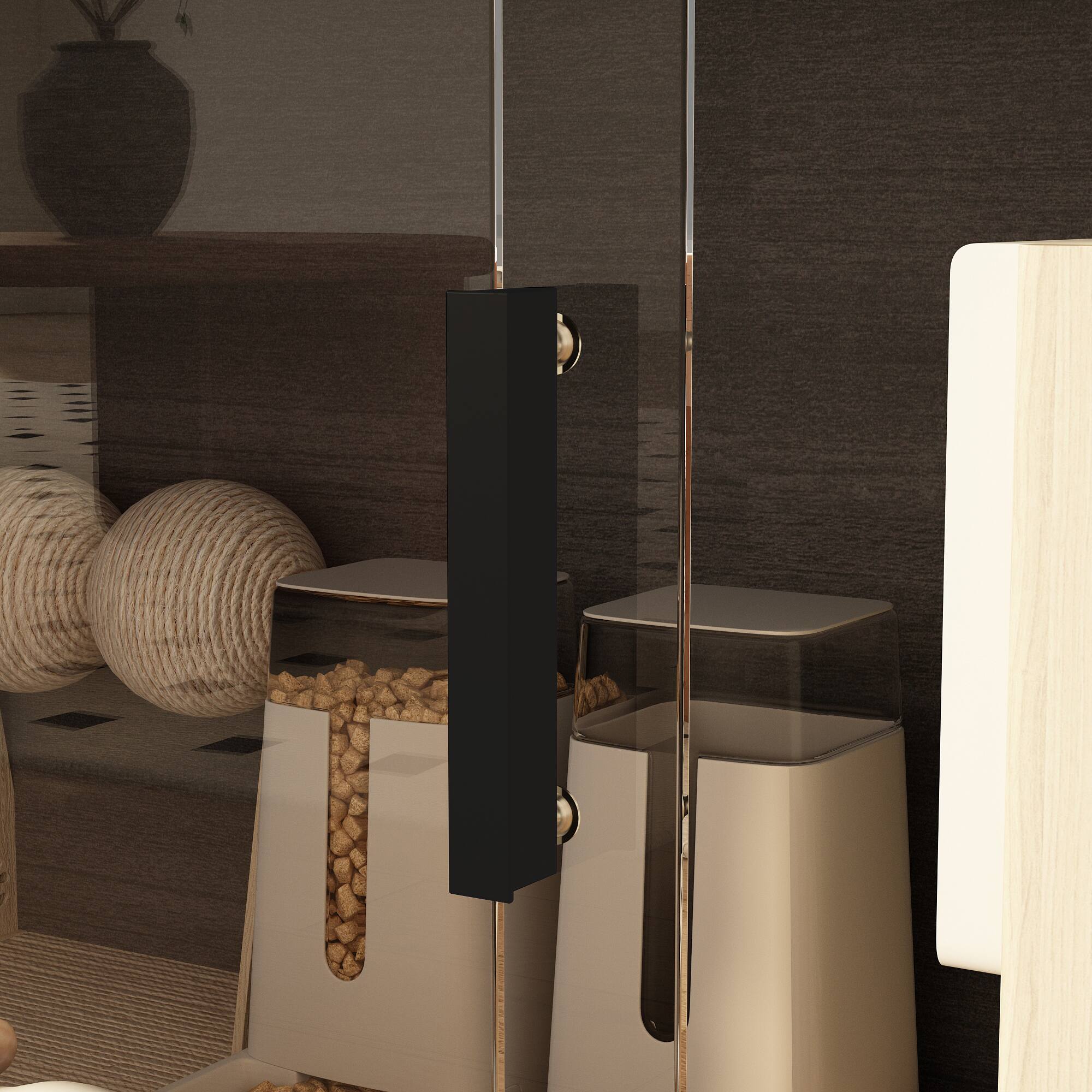 Alt View 2. Famapy - Small Pet Cabinet with Glass Doors, Multi-Functional Habitat for Reptiles Hamsters & Rodents.