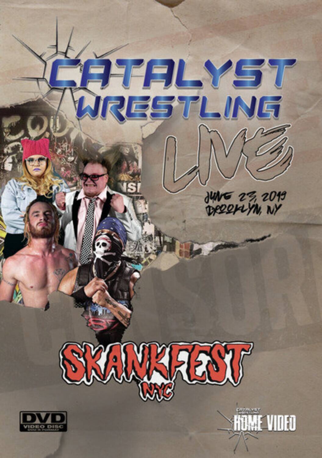 Front. Catalyst Wrestling Live From Skankfest   - DVD.
