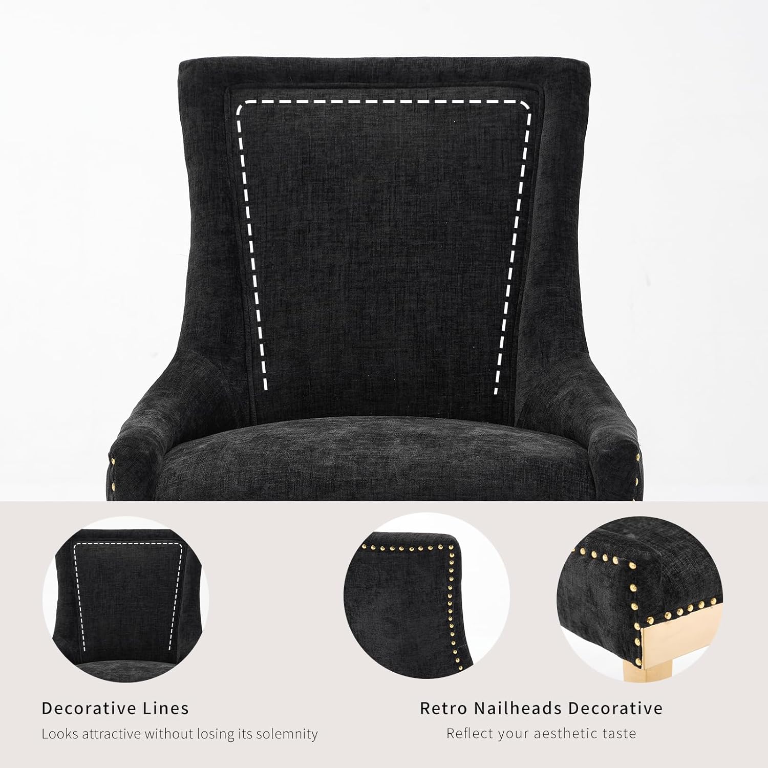 Decorative Lines  
Looks attractive without losing its solemnity  

Retro Nailheads Decorative  
Reflect your aesthetic taste