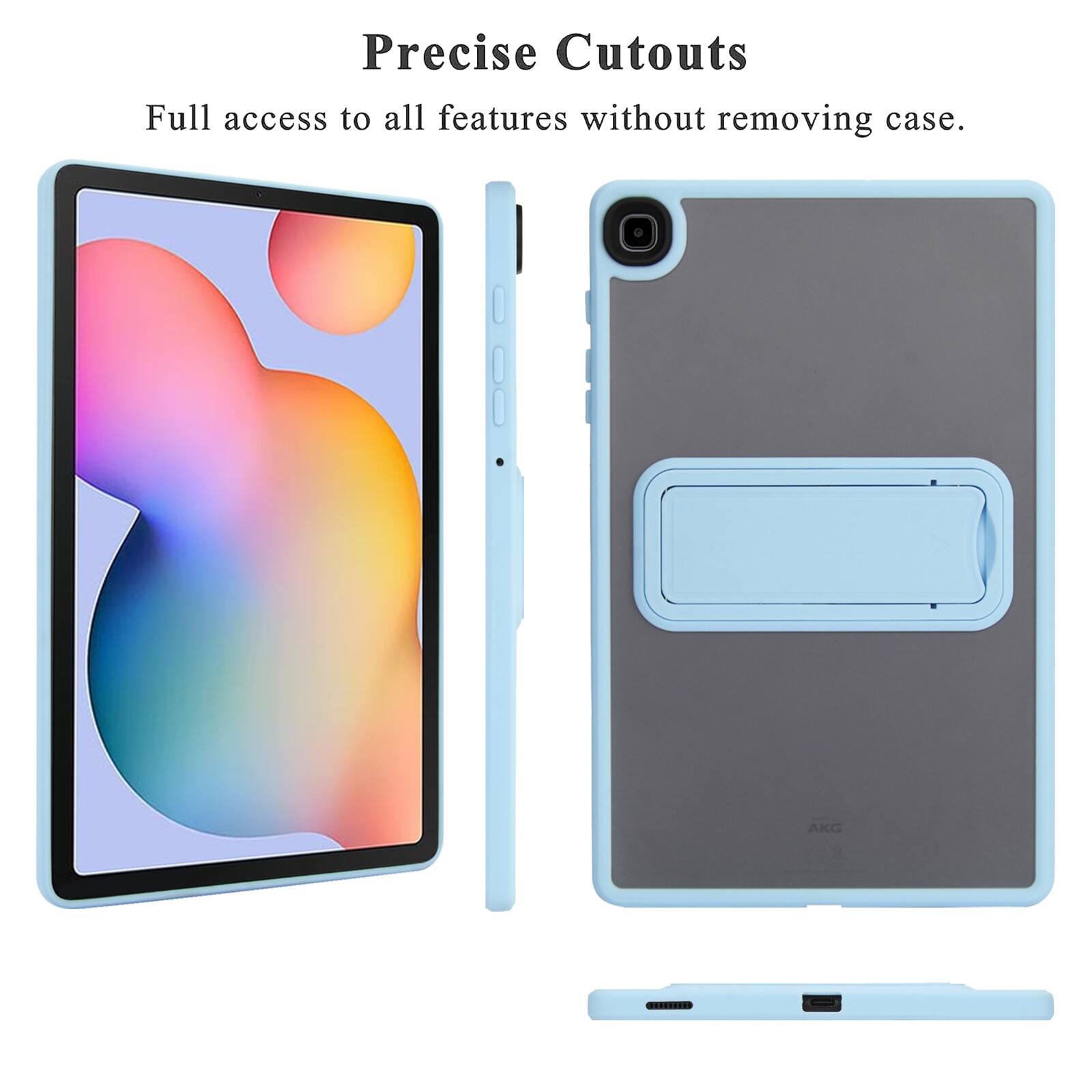 Precise Cutouts  
Full access to all features without removing case.