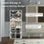 Ample Storage & Space-saving Design: Vertical design utilizes the space in an efficient way, with multiple shelves meeting daily storage needs for shoes.