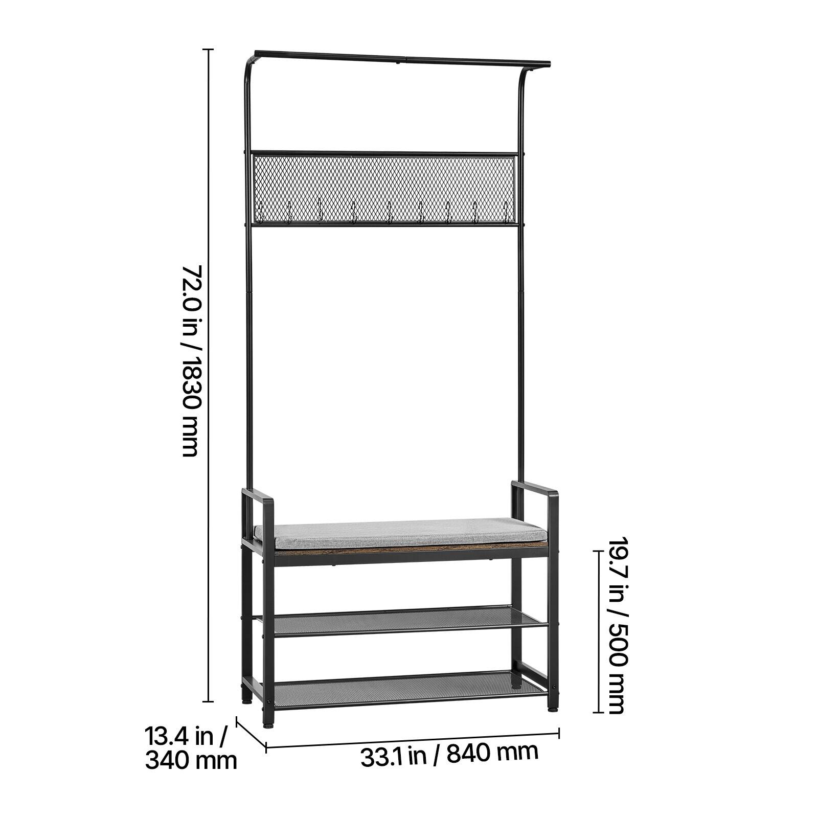 72.0 in / 1830 mm  
13.4 in / 340 mm  
33.1 in / 840 mm  
19.7 in / 500 mm