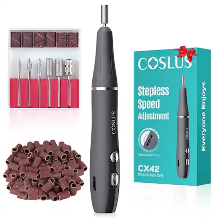 COSLUS COSLUS Stepless Enjoys Speed Adjustment
COSLUS Everyone Stepless speed knob CX42 Electric Nail Drill