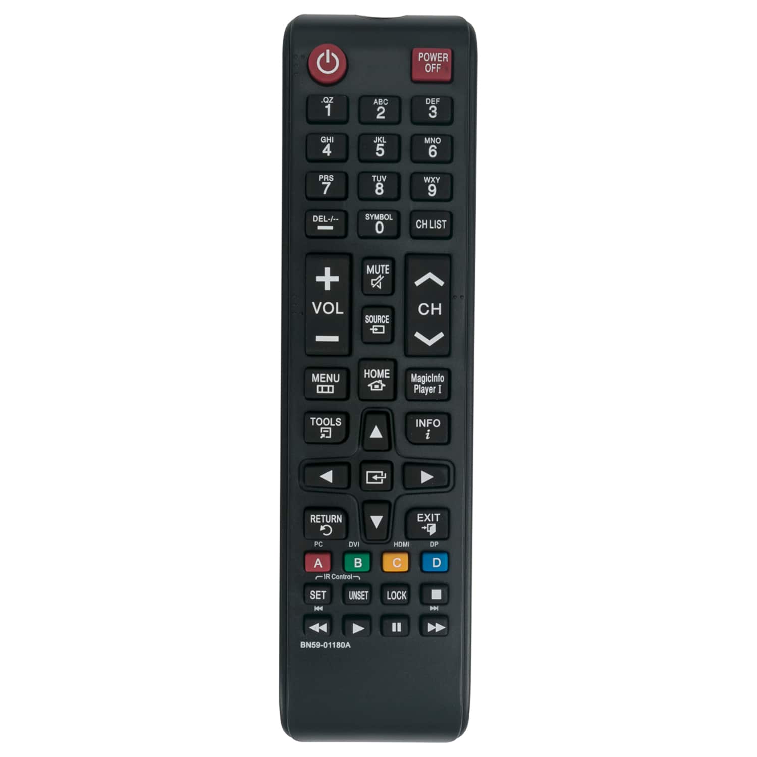 VINABTY - BN59-01180A Replace Remote Control Fits for SAMSUNG ML32E ML55E OM24E OM46D OM55D OM75D QM105 TV - Black price history on PriceWatchPro