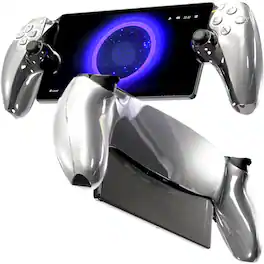 RomeTech - PS5 Portal Hard Case for PlayStation Portal 2023 - Slim and Rugged Cover Accessories for PS Portal - Clarity - Clear