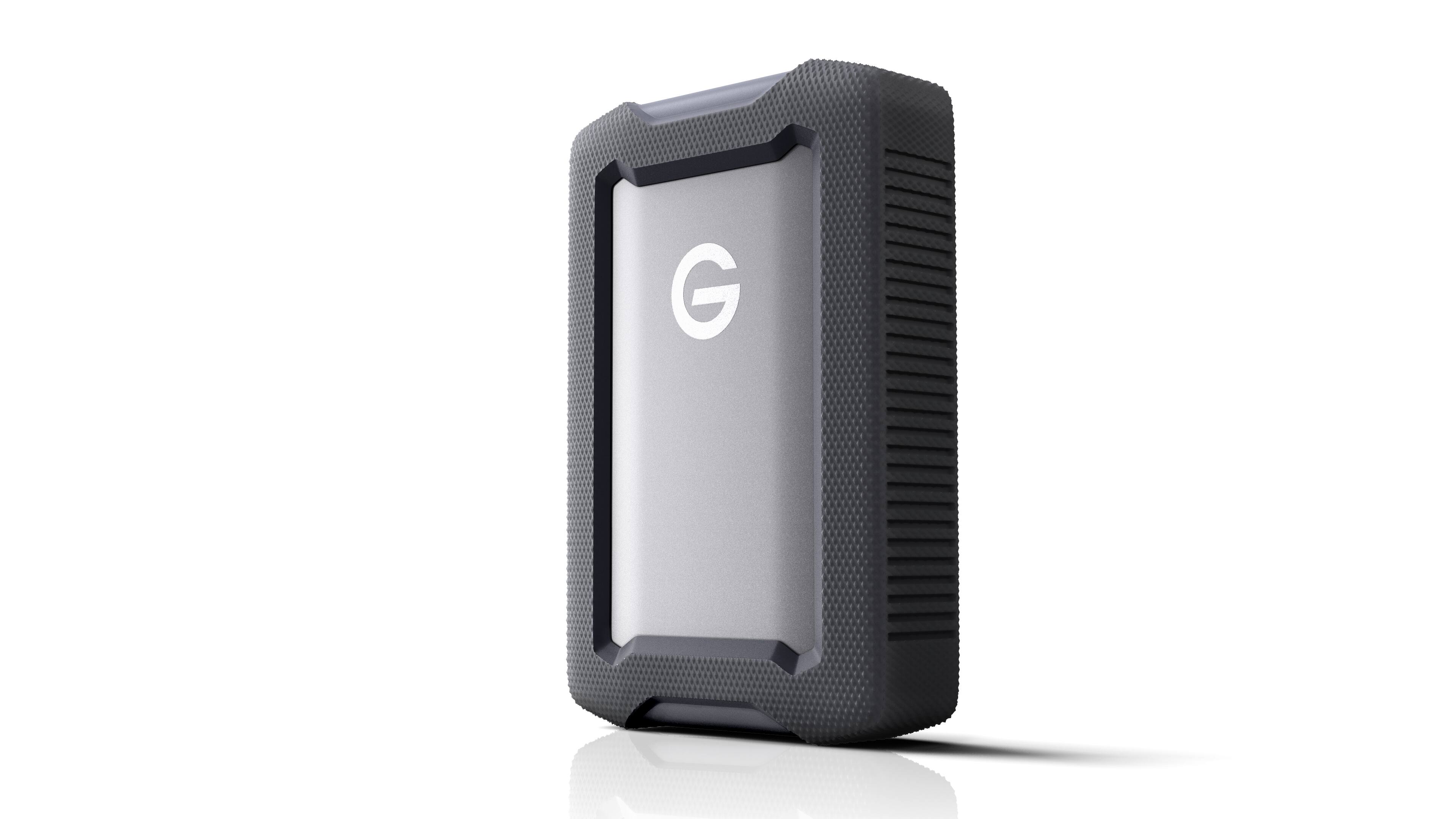 Back. Western Digital - G-DRIVE ArmorATD 4TB External USB-C Portable Hard Drive - Space Gray.