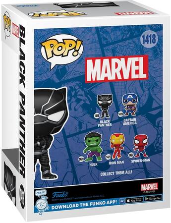 Funko POP! Marvel: Marvel New Classics Black Panther COLLECTIBLES Funko POP! Marvel: Marvel New Classics Black Panther COLLECTIBLES