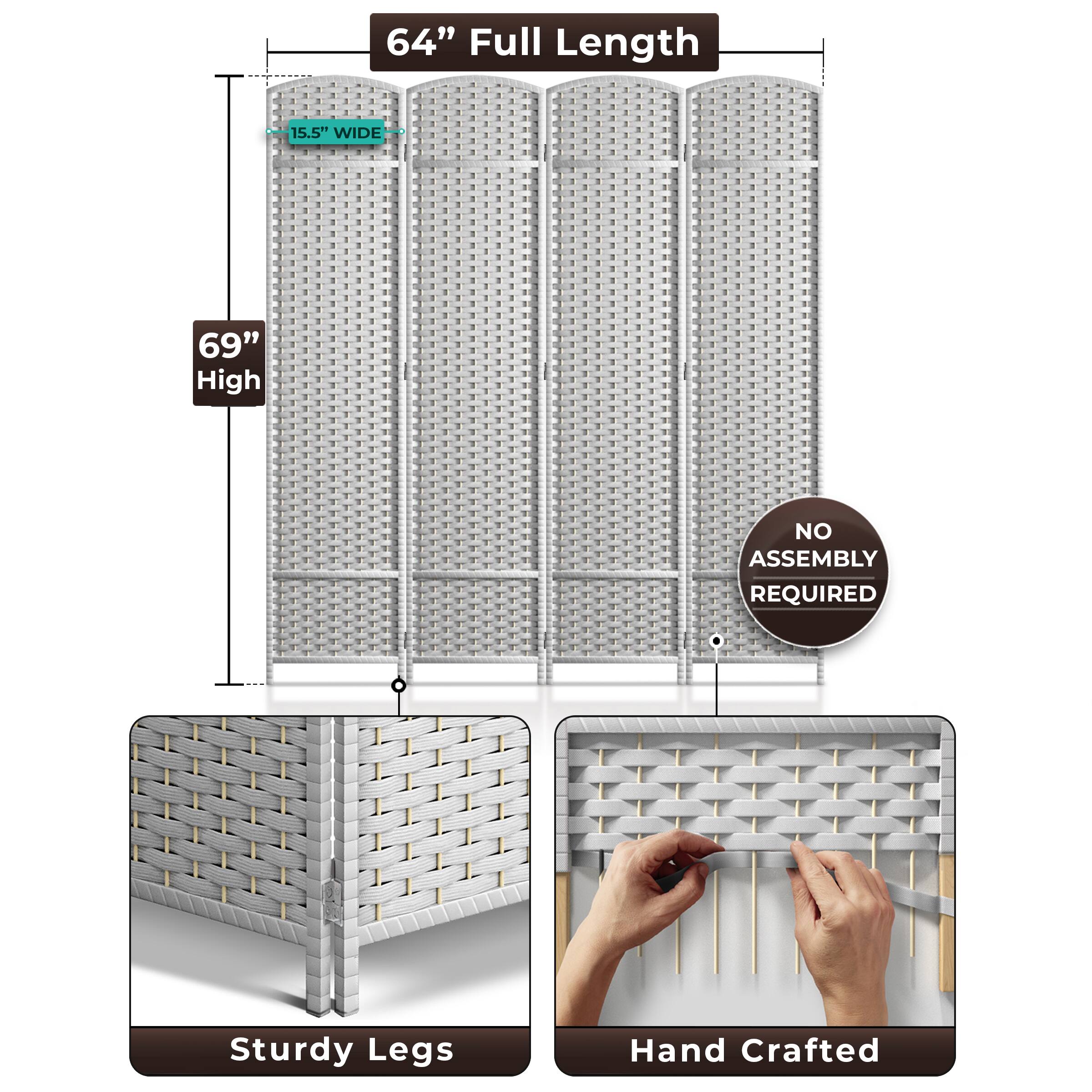 64" Full Length  
15.5" Wide  
69" High  
NO ASSEMBLY REQUIRED  
Sturdy Legs  
Hand Crafted