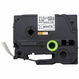 Brother - Laminated Tape for P-touch Label Marker - - DiameterTape - Black on White - Laminated - For Label Maker - 1 Each