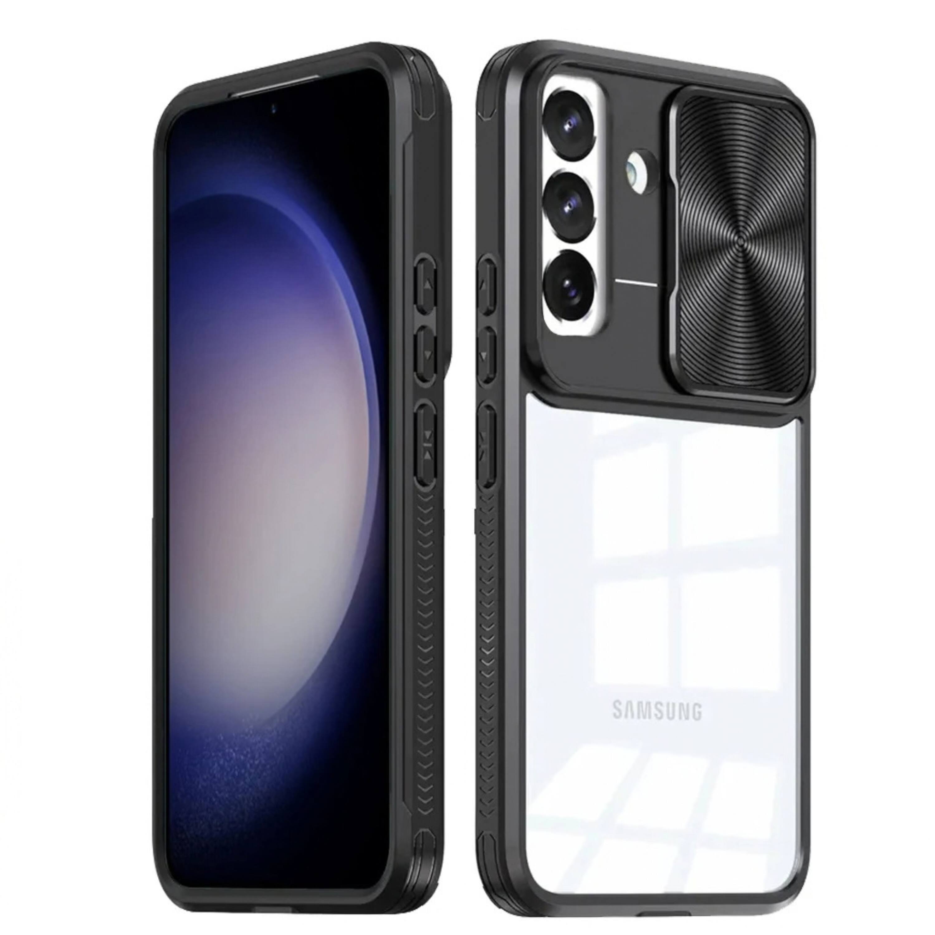Kitcheniva Rugged Clear Back Phone Case With Sliding Camera Lens Cover ...