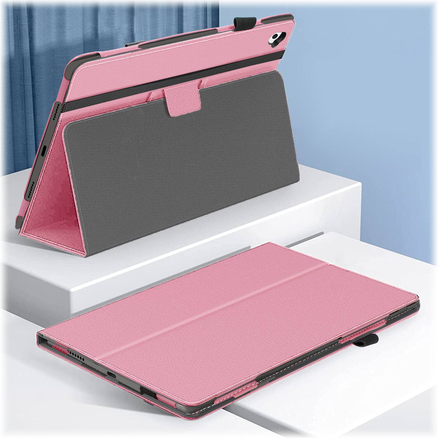 Alt View 14. SaharaCase - Bi-Fold Folio Case for Apple iPad 10.2 (8th Generation 2020 and 9th Generation 2021) - Pink.