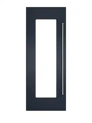 Front. Viking - 30"W. Door Panel for Viking Veil FDWCIC7300L Left Hinge Wine Models - Slate Blue - Slate Blue.