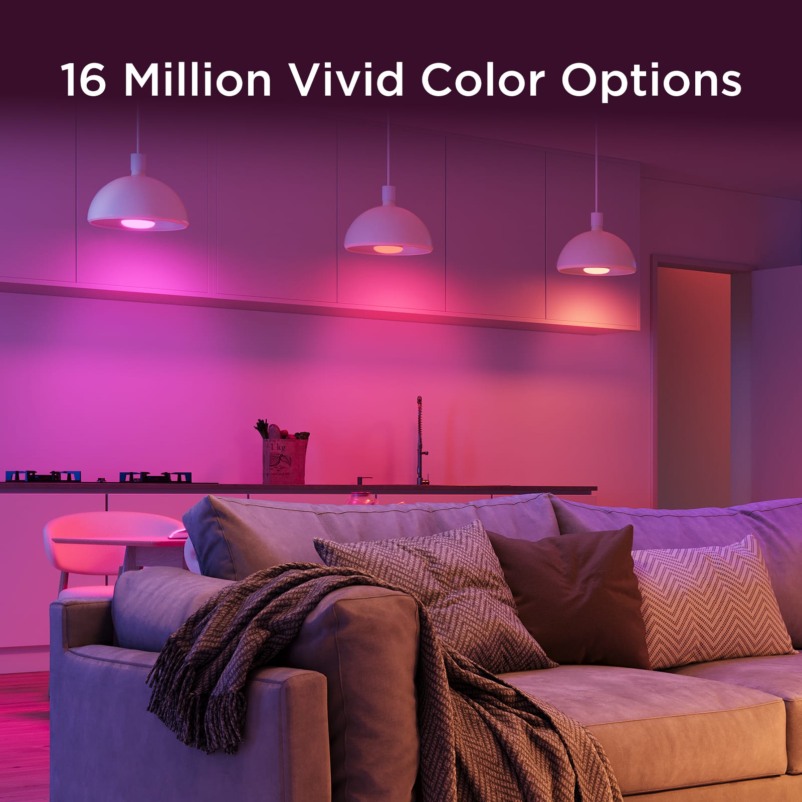 16 Million Vivid Color Options