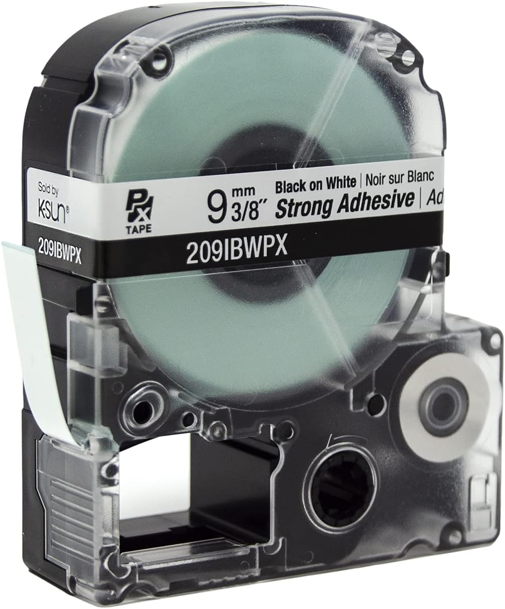 Solid by KSUn  
9 mm 3/8"  
Black on White | Noir sur Blanc  
Strong Adhesive | Adhésive  
2091BWPX