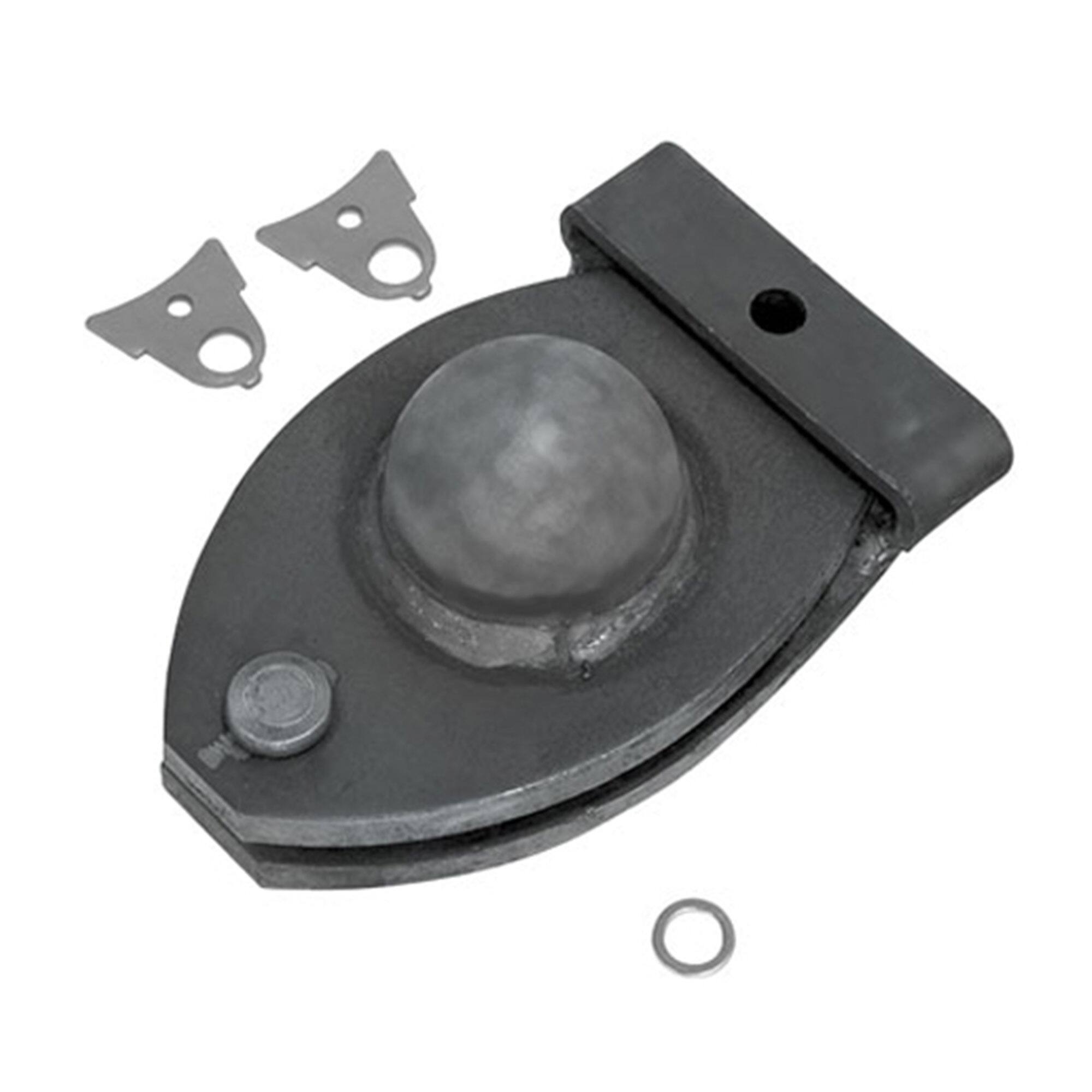 Alt View 10. Bulldog - BULLDOG 287740300 Adjustable Gooseneck Coupler Kit with Locking Pins and Cover - Black.