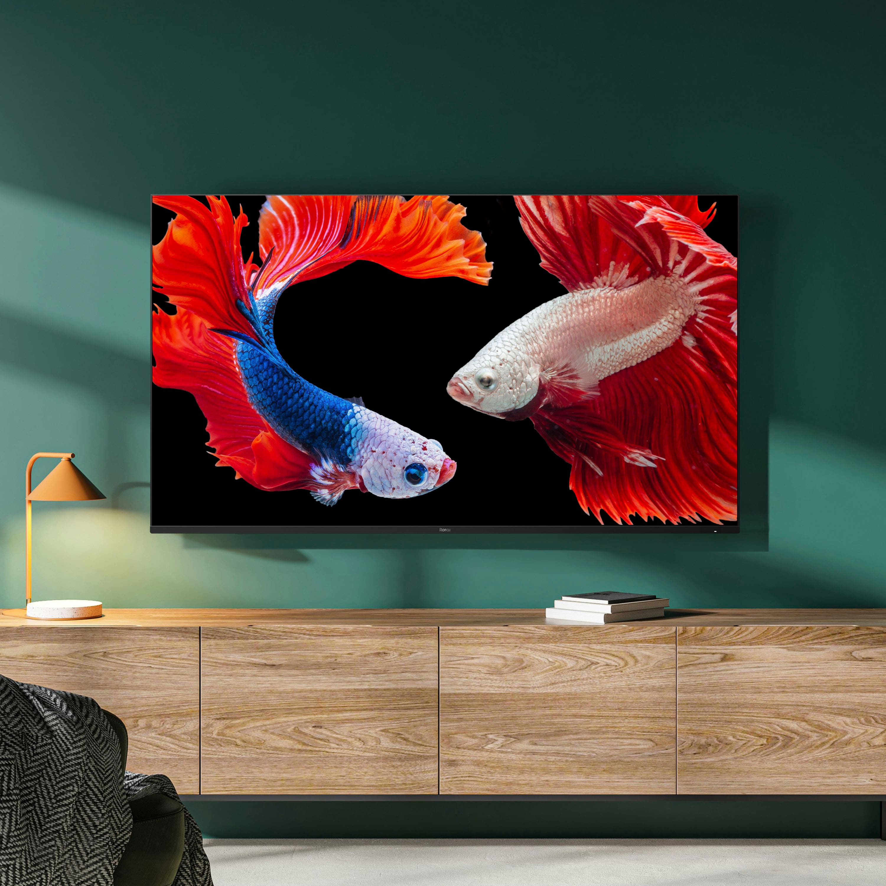 Alt View 17. Roku - 55" Class Pro Series Mini-LED QLED 4K Smart RokuTV - Black.