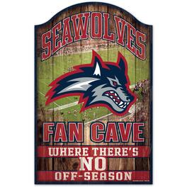 WinCraft - Stony Brook Seawolves 11'' x 17'' Logo Wood Sign - Multicolor