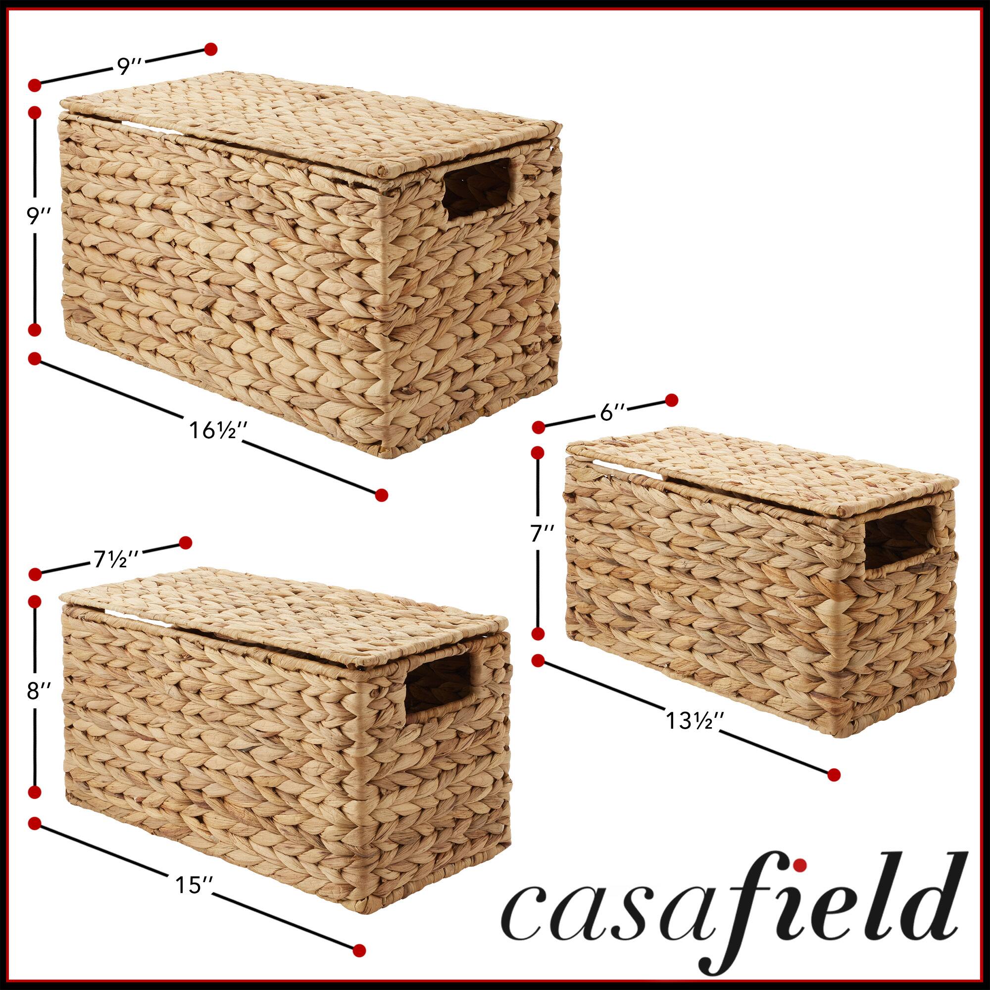 9" 9" 16½" 6" 7½" 7" 8" 13½" 15" casafield