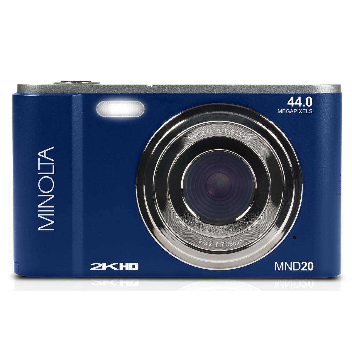 MINOLTA 2KHD SKAU HD DIS MINOLTA LENS F/3.2 f=7.36mm 44.0 MEGAPIXELS MND20