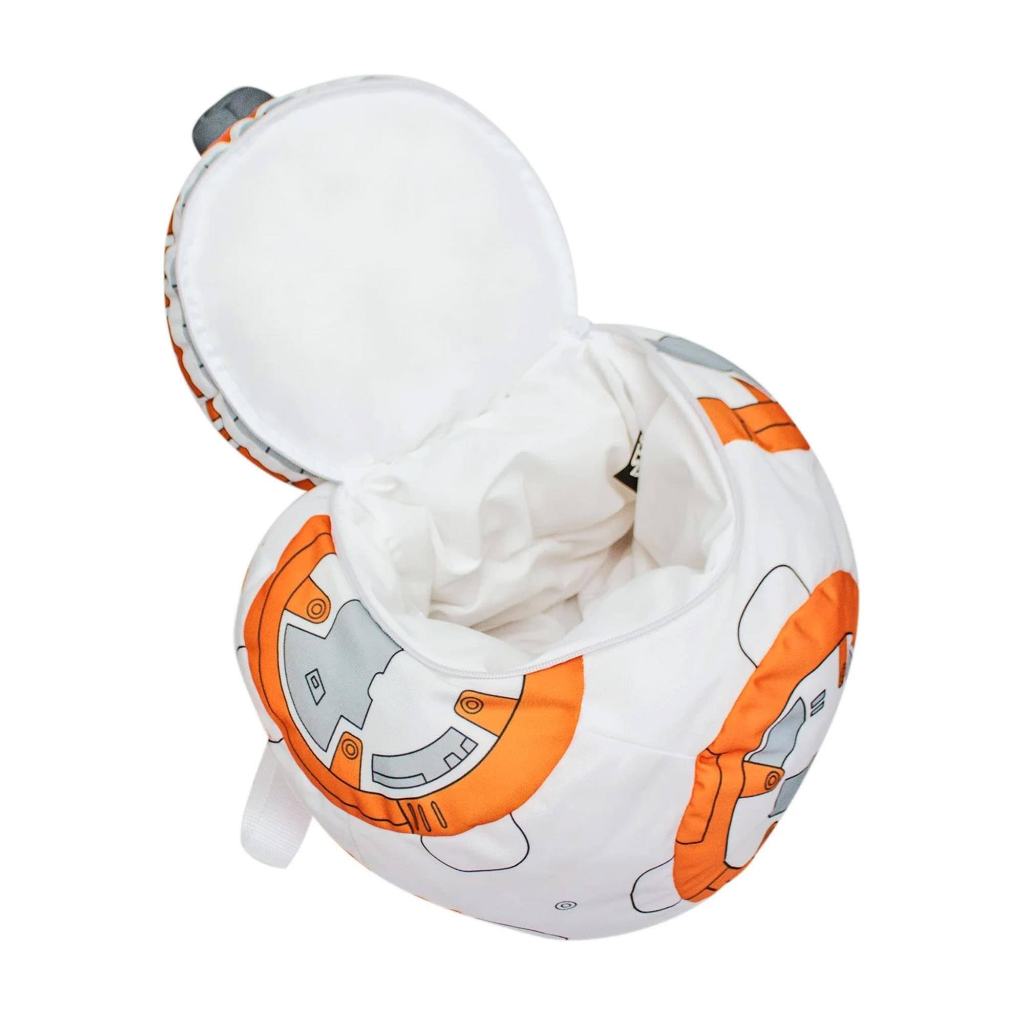 Alt View 2. Star Wars - Star Wars The Force Awakens Plush Back Buddies Backpack BB-8 - White.