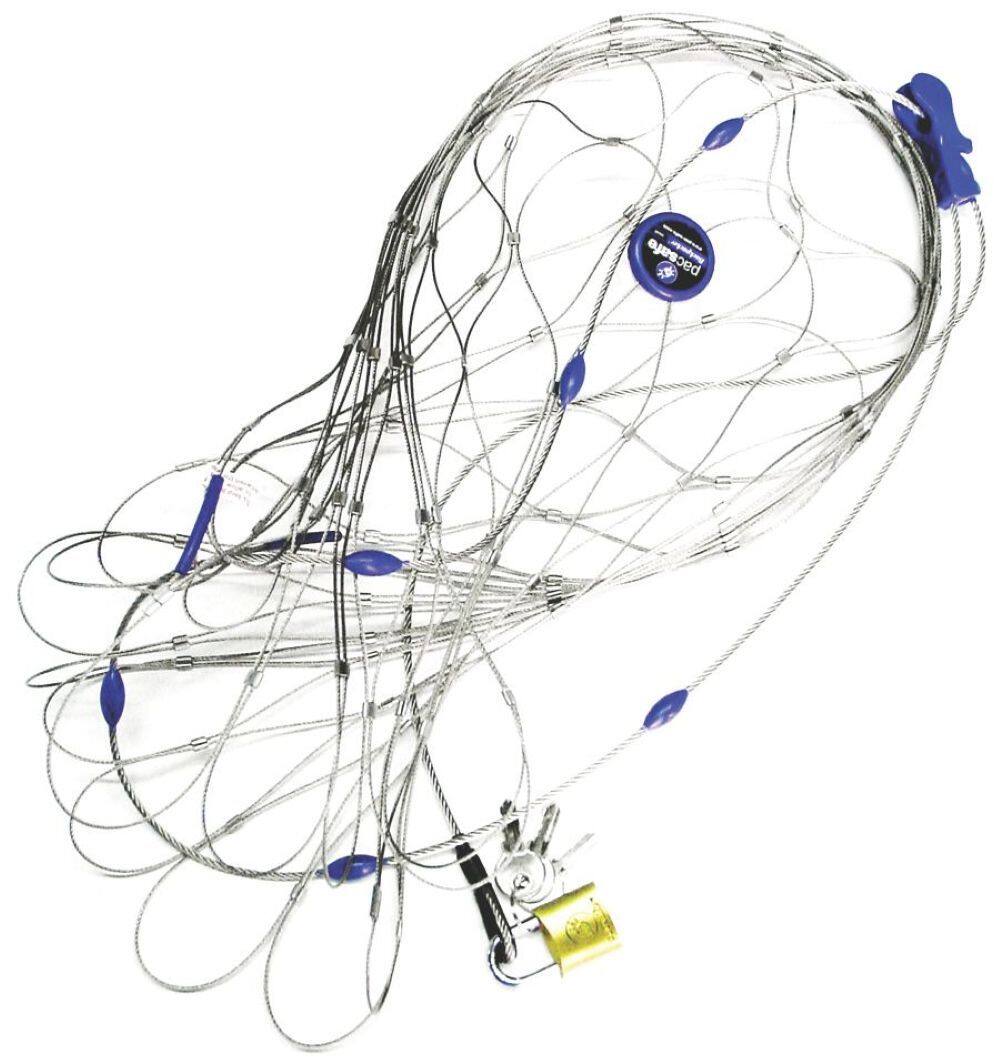 Alt View 1. Pacsafe - 85 Anti-Theft Backpack And Bag Protector, Steel - Steel.