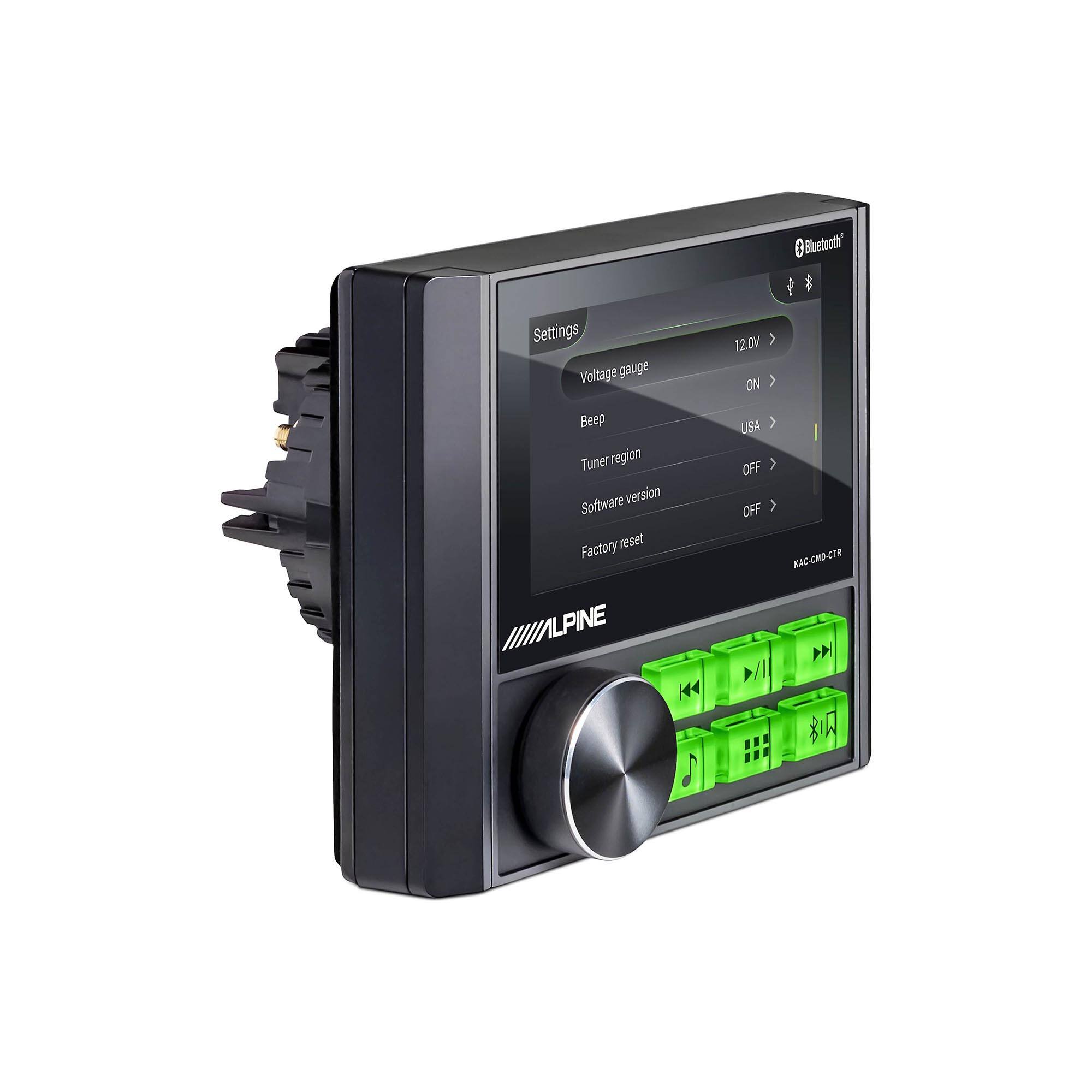 Bluetooth Settings  
Voltage gauge: 12.0V  
ON  
Beep  
Tuner region: USA  
Software version: Factory reset  
OFF  
OFF  

KAC-CE-CTR  
KAC CMO D B