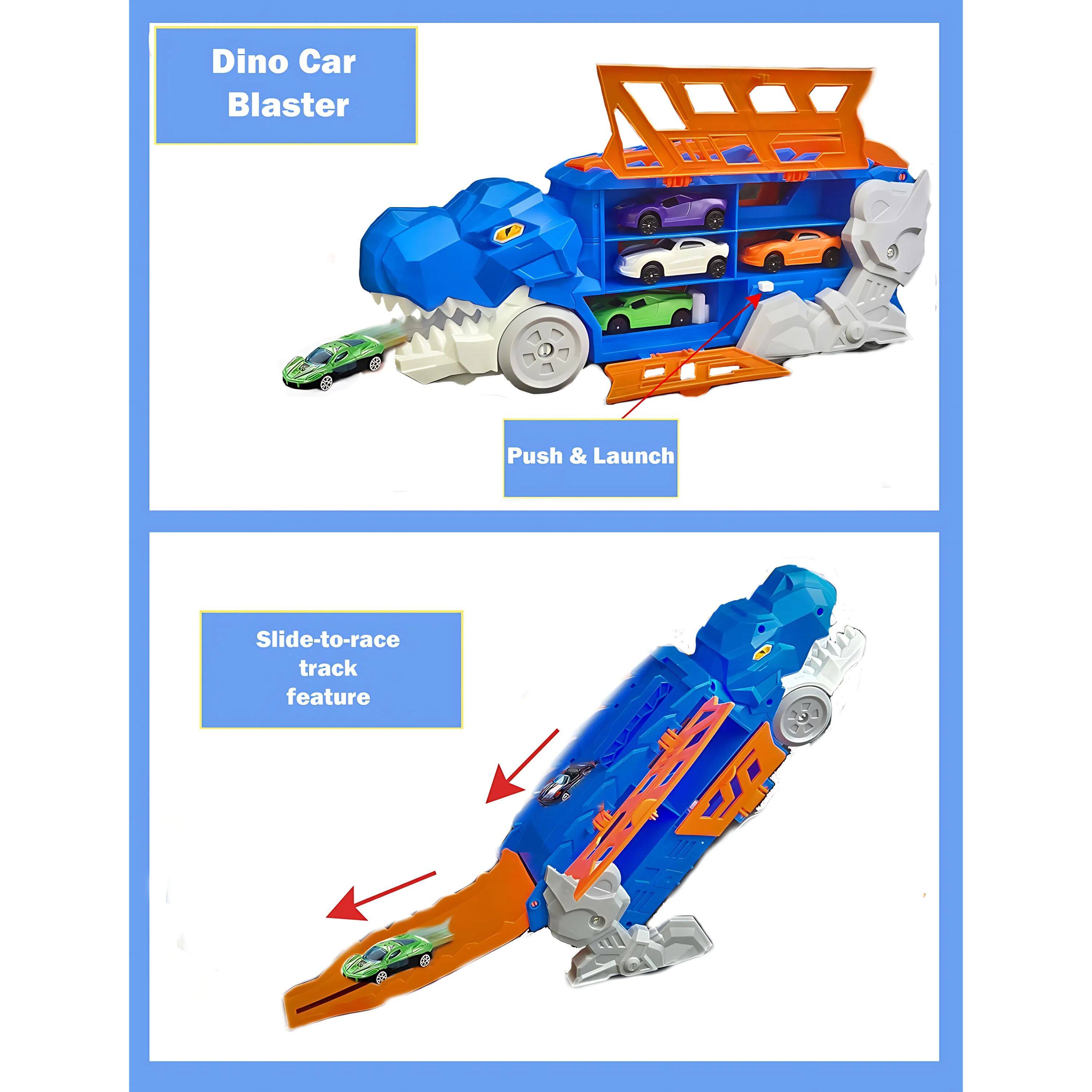 Dino Car Blaster

Push & Launch

Slide-to-race track feature