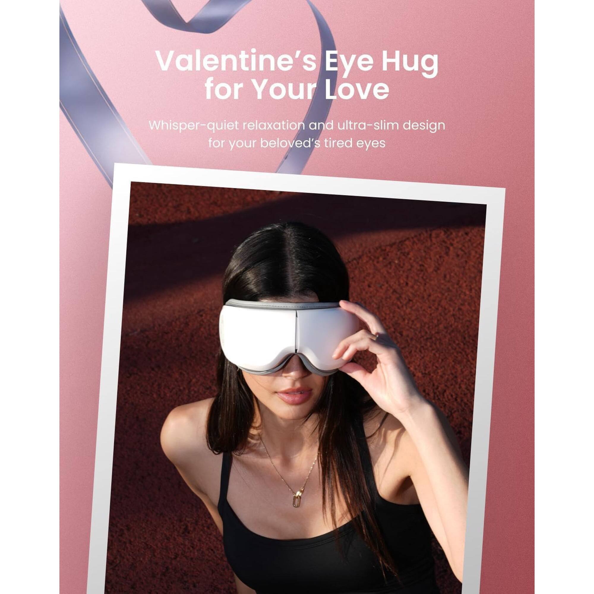 Valentine's Eye Hug for Your Love

Whisper-quiet relaxation and ultra-slim design for your beloved's tired eyes