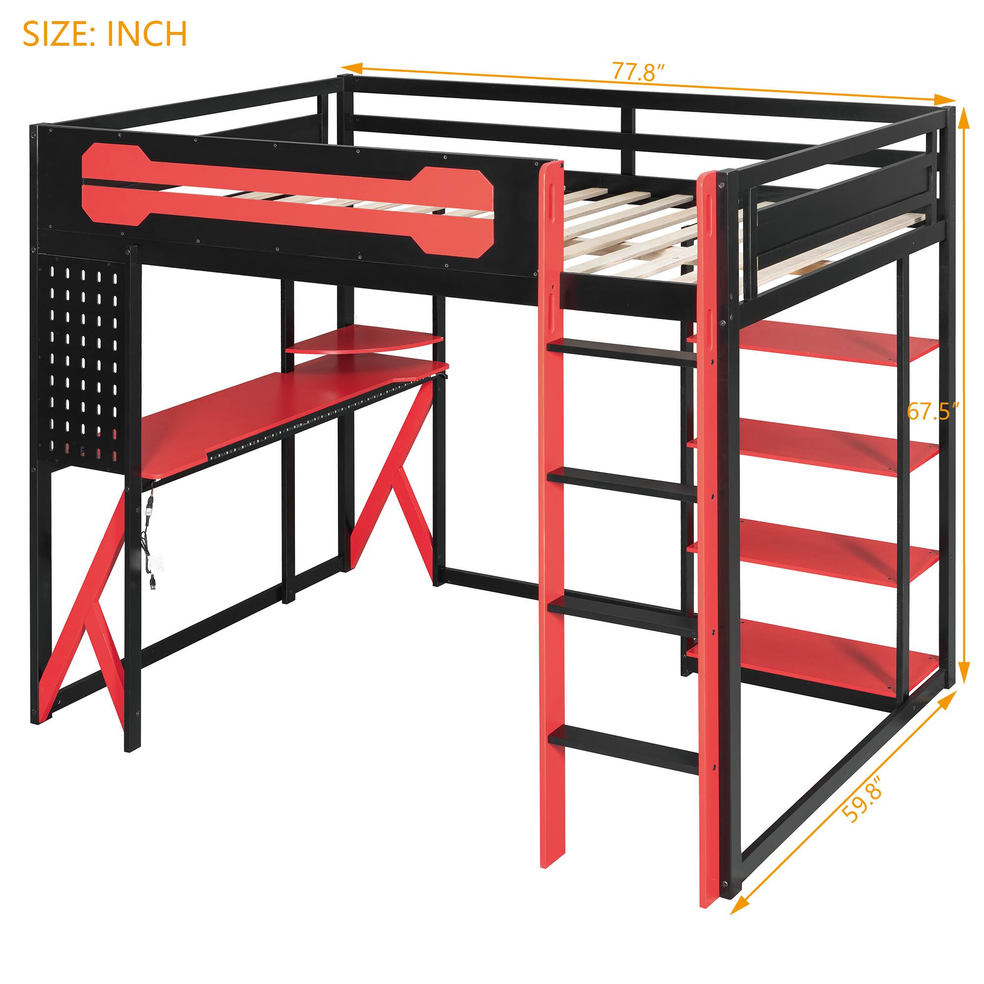 SIZE: INCH  
77.8" 67.5" 59.8"