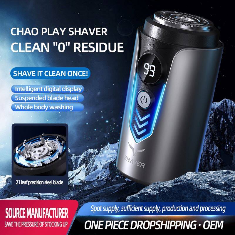 CHAO PLAY SHAVER CLEAN "O" RESIDUE

SHAVE IT CLEAN ONCE!

- Intelligent digital display
- Suspended blade head
- Whole body washing

21 leaf precision steel blade

SOURCE MANUFACTURER
SAVE THE PRESSURE OF STOCKING UP

Spot supply, sufficient supply, production and processing
ONE PIECE DROPSHIPPING • OEM